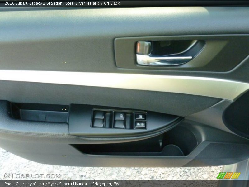 Steel Silver Metallic / Off Black 2010 Subaru Legacy 2.5i Sedan