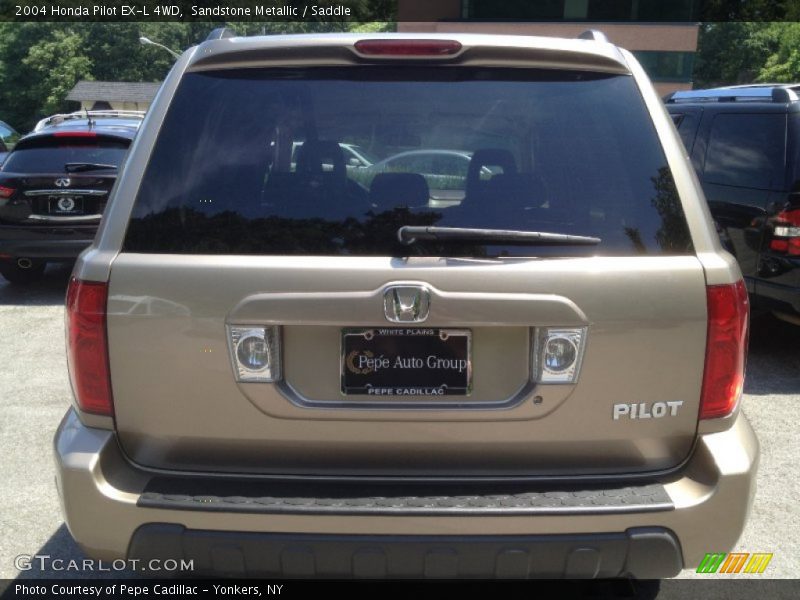 Sandstone Metallic / Saddle 2004 Honda Pilot EX-L 4WD