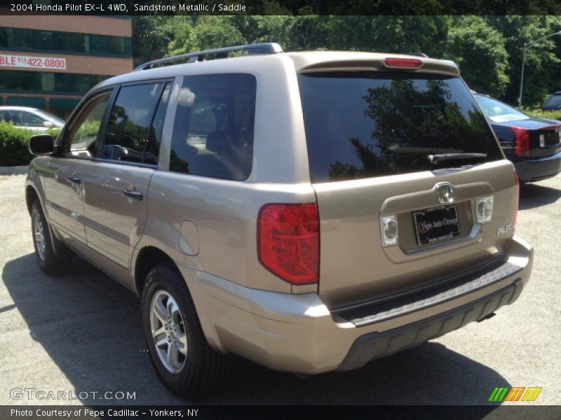 Sandstone Metallic / Saddle 2004 Honda Pilot EX-L 4WD