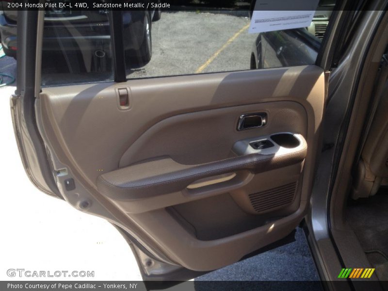 Sandstone Metallic / Saddle 2004 Honda Pilot EX-L 4WD