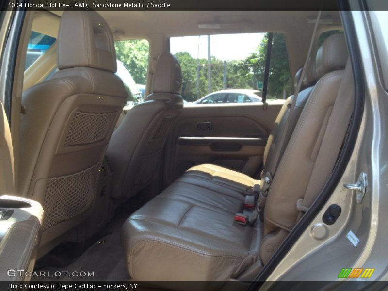 Sandstone Metallic / Saddle 2004 Honda Pilot EX-L 4WD