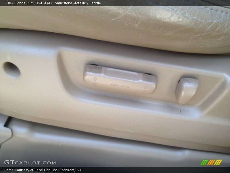 Sandstone Metallic / Saddle 2004 Honda Pilot EX-L 4WD