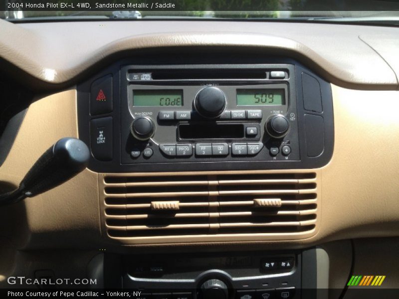 Sandstone Metallic / Saddle 2004 Honda Pilot EX-L 4WD