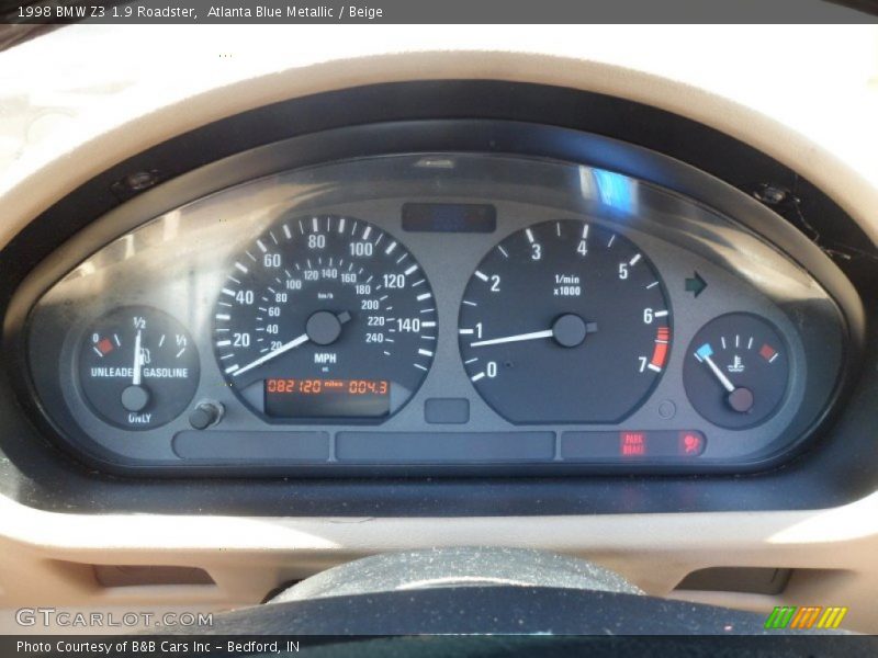  1998 Z3 1.9 Roadster 1.9 Roadster Gauges