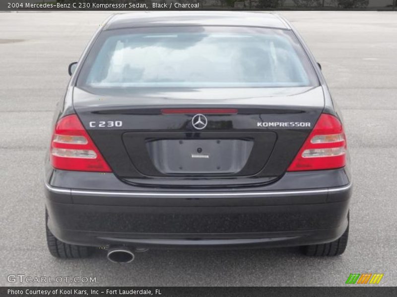 Black / Charcoal 2004 Mercedes-Benz C 230 Kompressor Sedan