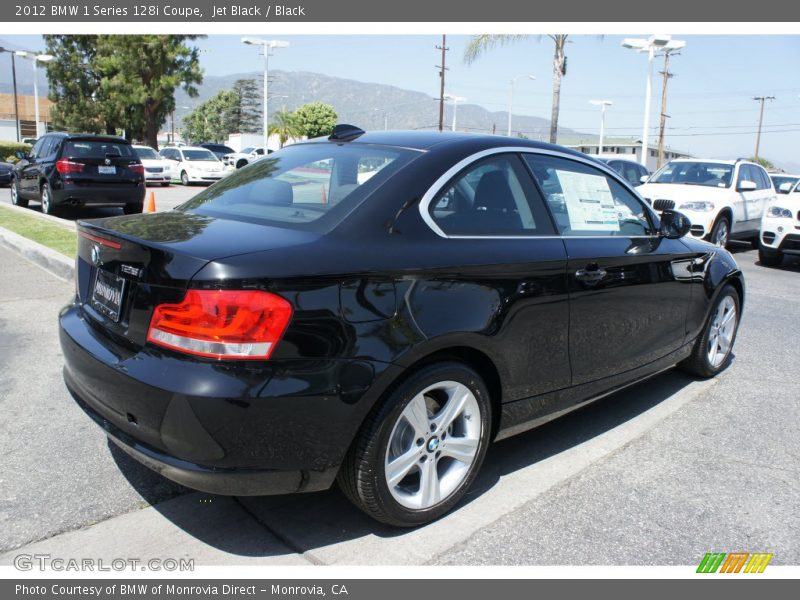 Jet Black / Black 2012 BMW 1 Series 128i Coupe