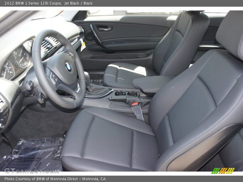 Jet Black / Black 2012 BMW 1 Series 128i Coupe