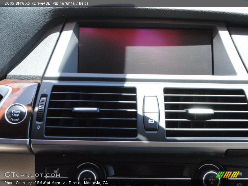 Alpine White / Beige 2009 BMW X5 xDrive48i