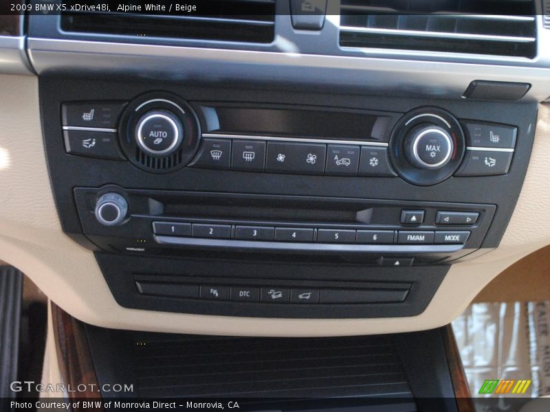 Alpine White / Beige 2009 BMW X5 xDrive48i