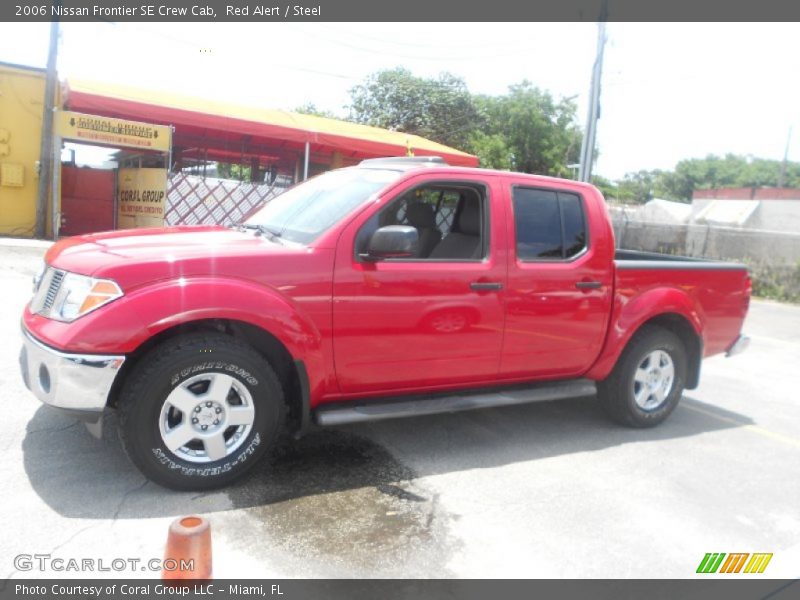 Red Alert / Steel 2006 Nissan Frontier SE Crew Cab