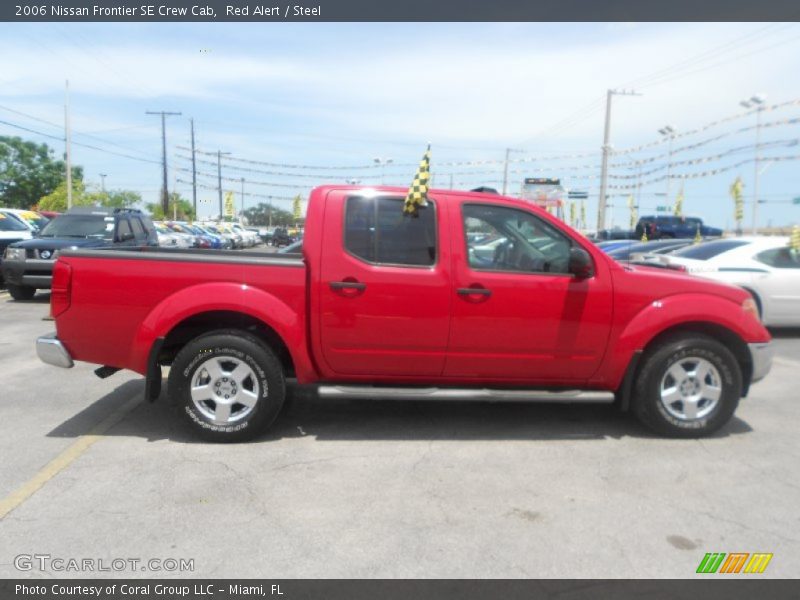 Red Alert / Steel 2006 Nissan Frontier SE Crew Cab