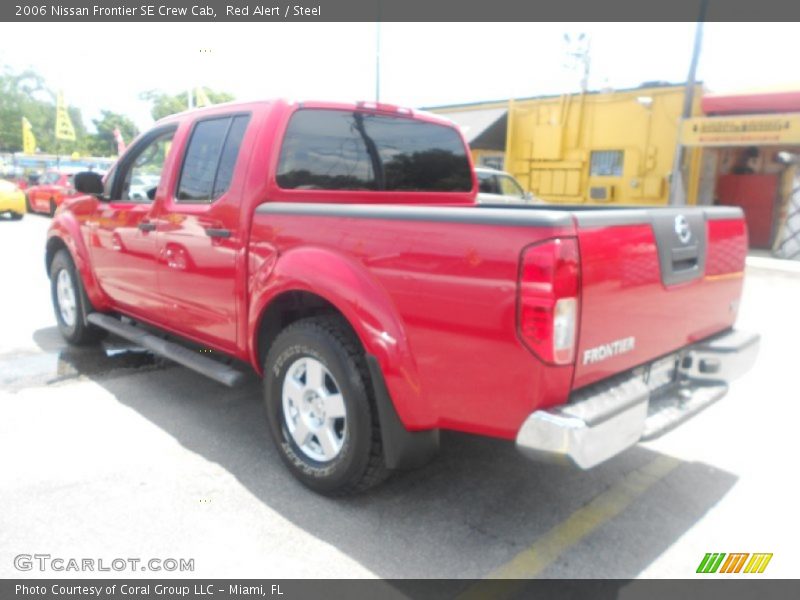 Red Alert / Steel 2006 Nissan Frontier SE Crew Cab