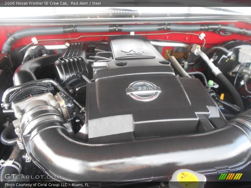 Red Alert / Steel 2006 Nissan Frontier SE Crew Cab