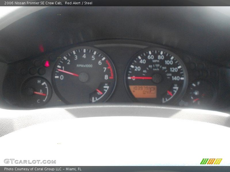 Red Alert / Steel 2006 Nissan Frontier SE Crew Cab