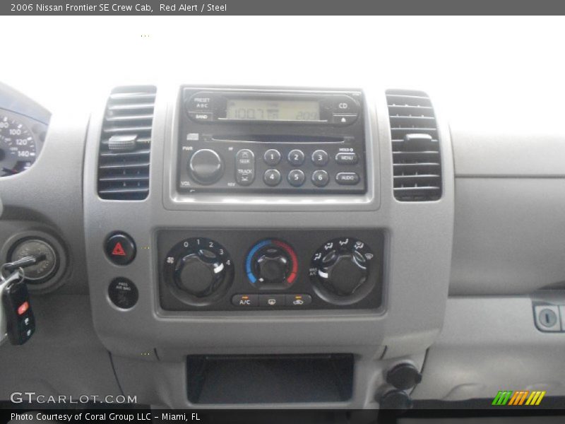 Red Alert / Steel 2006 Nissan Frontier SE Crew Cab