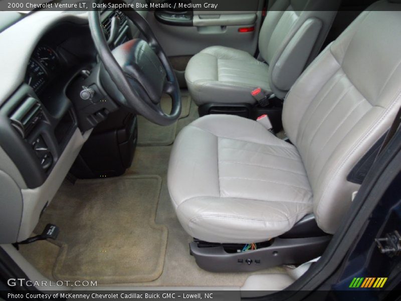 Dark Sapphire Blue Metallic / Medium Gray 2000 Chevrolet Venture LT