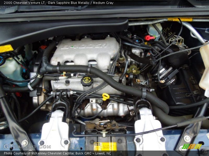 Dark Sapphire Blue Metallic / Medium Gray 2000 Chevrolet Venture LT