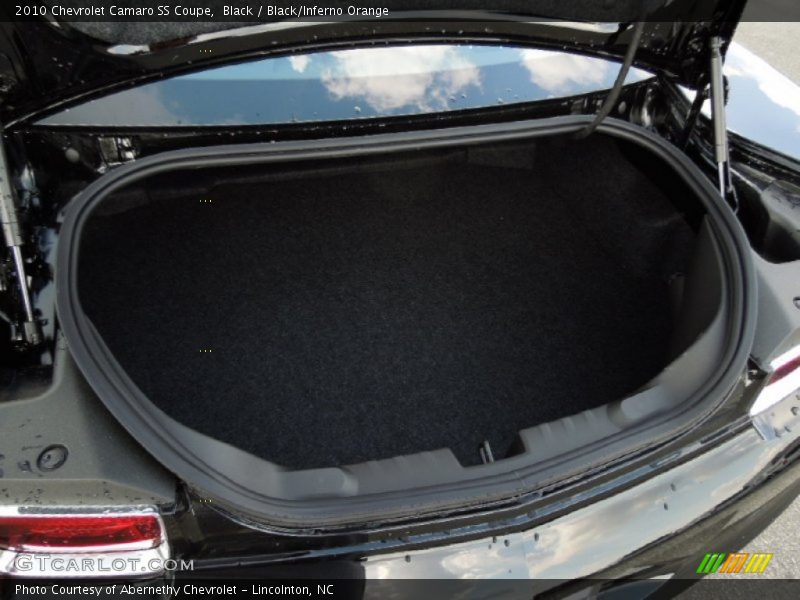 Black / Black/Inferno Orange 2010 Chevrolet Camaro SS Coupe