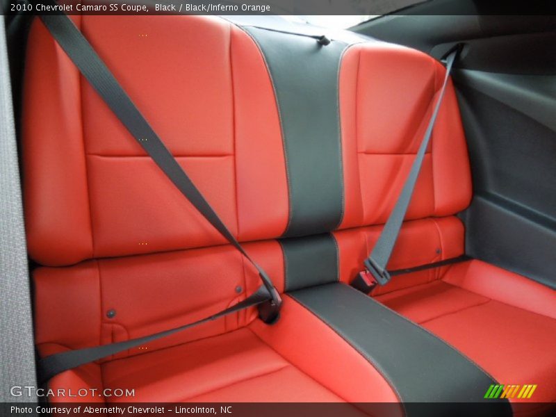 Black / Black/Inferno Orange 2010 Chevrolet Camaro SS Coupe