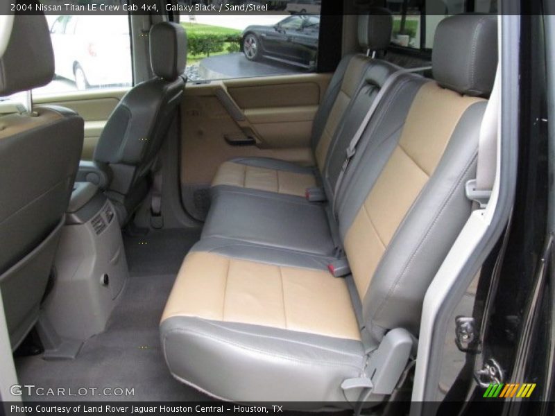 Rear Seat of 2004 Titan LE Crew Cab 4x4