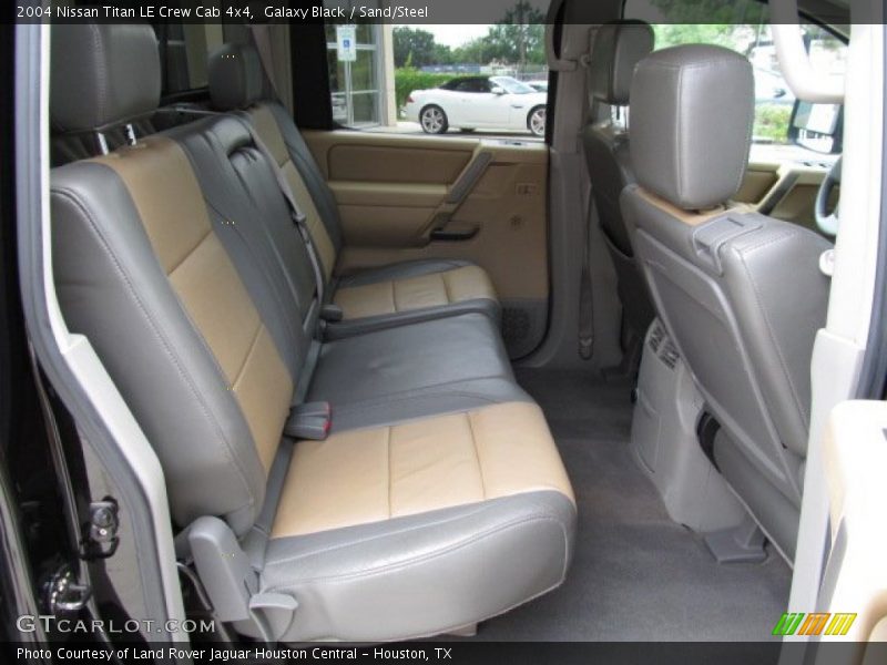 Rear Seat of 2004 Titan LE Crew Cab 4x4