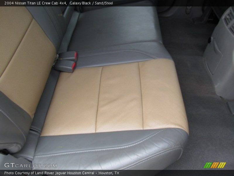 Galaxy Black / Sand/Steel 2004 Nissan Titan LE Crew Cab 4x4