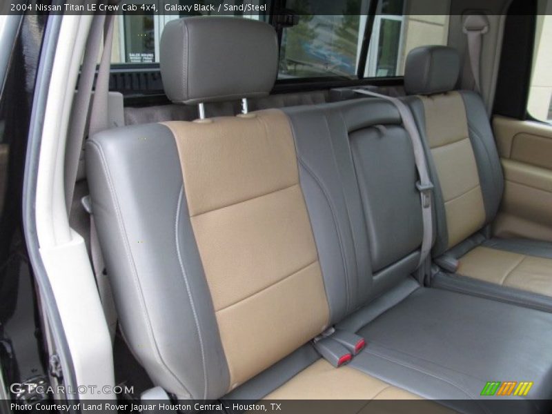 Galaxy Black / Sand/Steel 2004 Nissan Titan LE Crew Cab 4x4