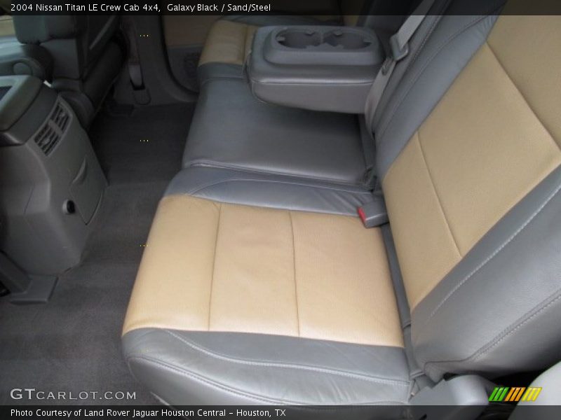 Galaxy Black / Sand/Steel 2004 Nissan Titan LE Crew Cab 4x4