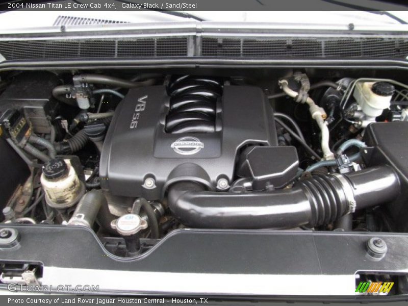 Galaxy Black / Sand/Steel 2004 Nissan Titan LE Crew Cab 4x4