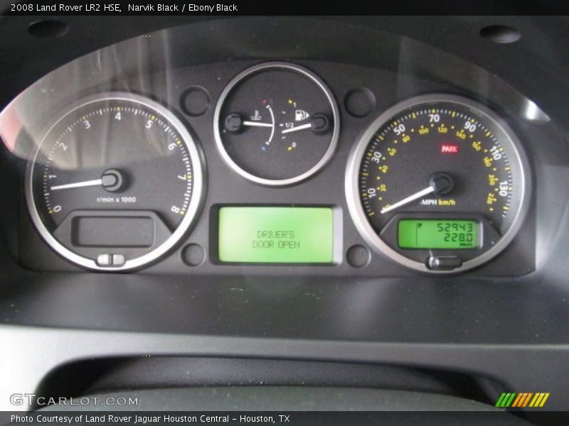 Narvik Black / Ebony Black 2008 Land Rover LR2 HSE