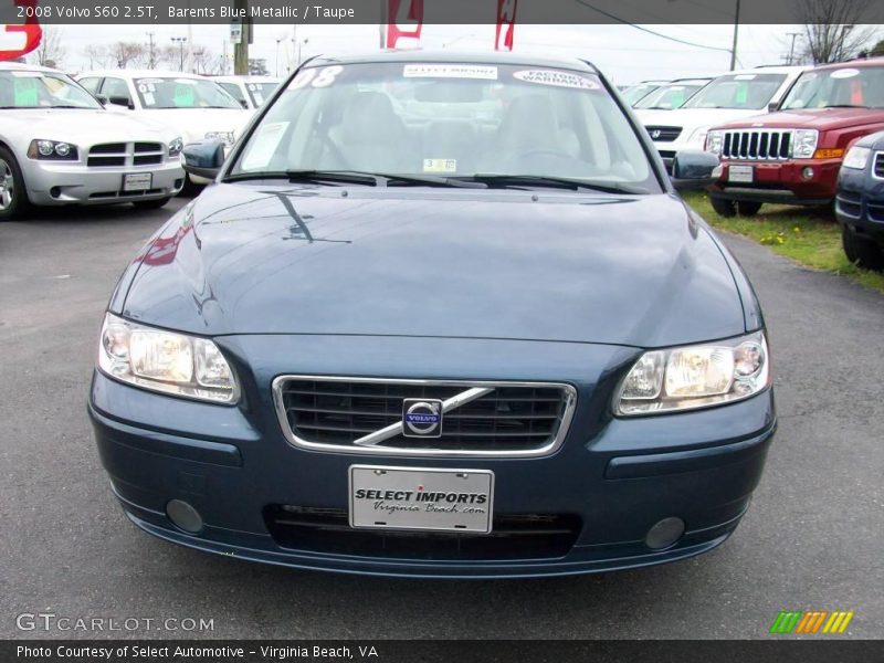Barents Blue Metallic / Taupe 2008 Volvo S60 2.5T