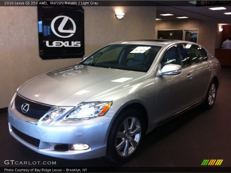 Mercury Metallic / Light Gray 2010 Lexus GS 350 AWD