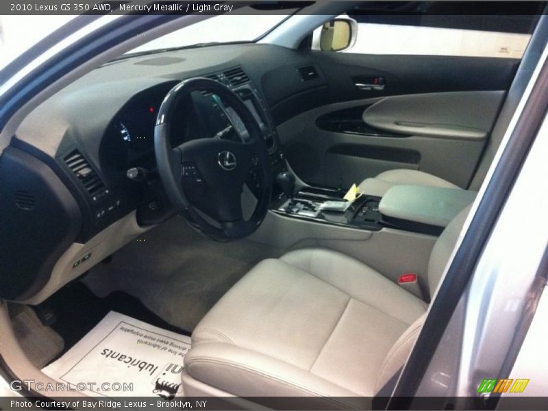 Mercury Metallic / Light Gray 2010 Lexus GS 350 AWD