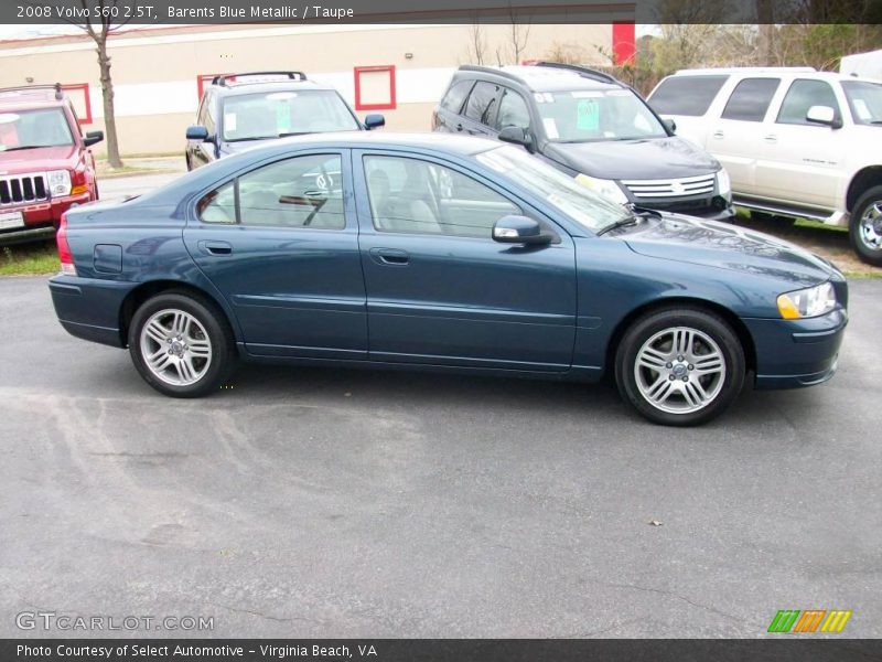 Barents Blue Metallic / Taupe 2008 Volvo S60 2.5T