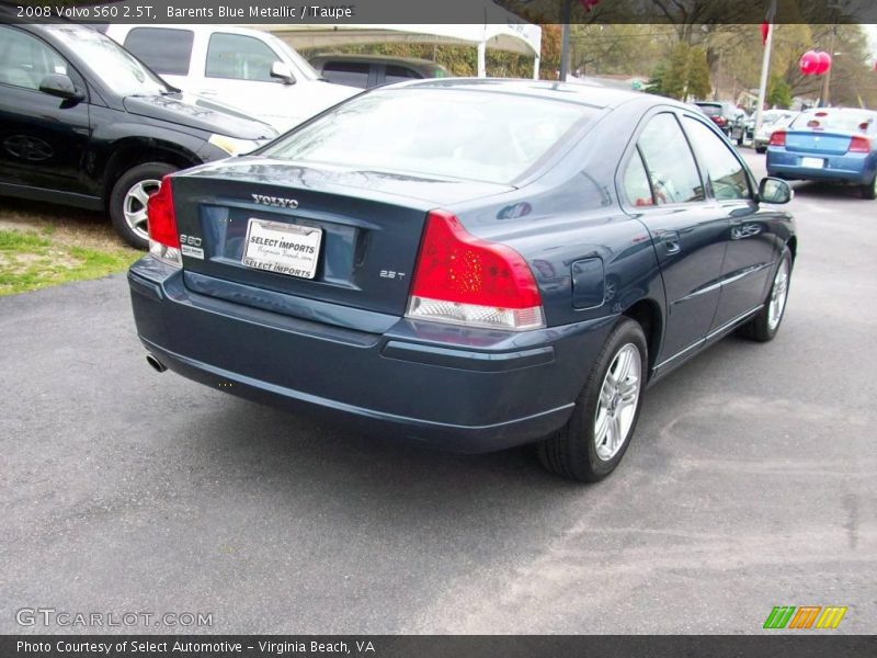 Barents Blue Metallic / Taupe 2008 Volvo S60 2.5T