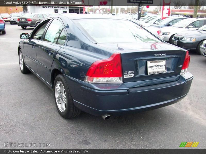 Barents Blue Metallic / Taupe 2008 Volvo S60 2.5T