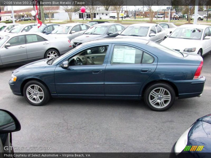 Barents Blue Metallic / Taupe 2008 Volvo S60 2.5T