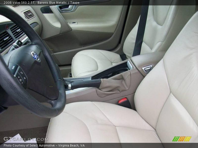 Barents Blue Metallic / Taupe 2008 Volvo S60 2.5T