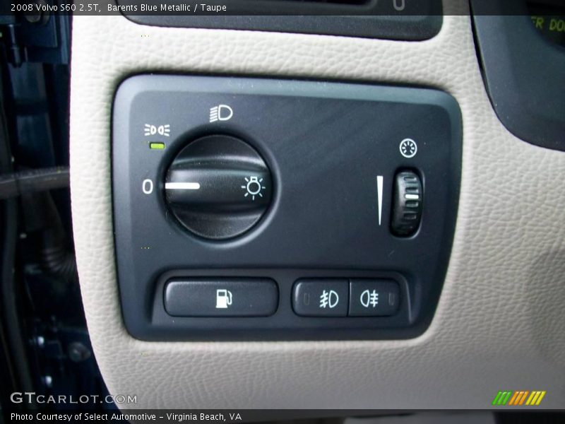 Barents Blue Metallic / Taupe 2008 Volvo S60 2.5T