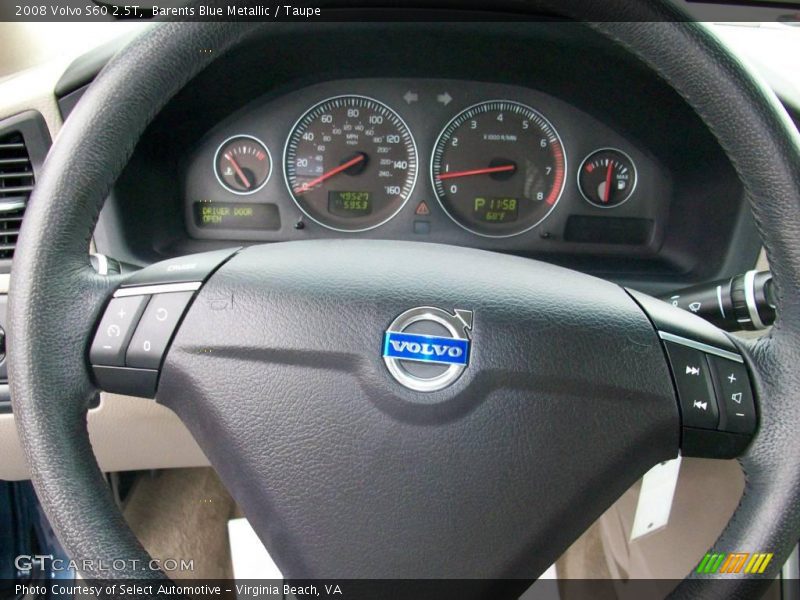 Barents Blue Metallic / Taupe 2008 Volvo S60 2.5T