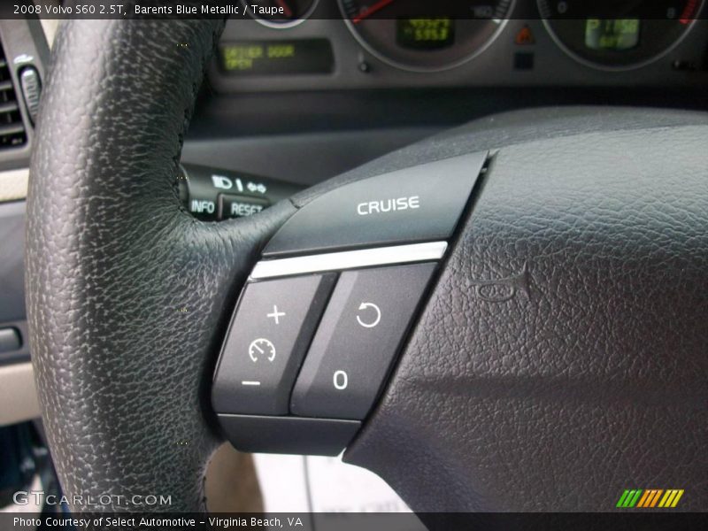 Barents Blue Metallic / Taupe 2008 Volvo S60 2.5T