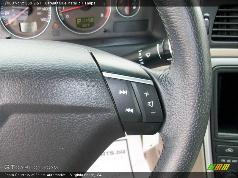 Barents Blue Metallic / Taupe 2008 Volvo S60 2.5T