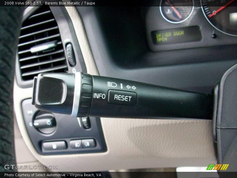 Barents Blue Metallic / Taupe 2008 Volvo S60 2.5T
