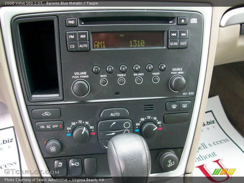 Barents Blue Metallic / Taupe 2008 Volvo S60 2.5T