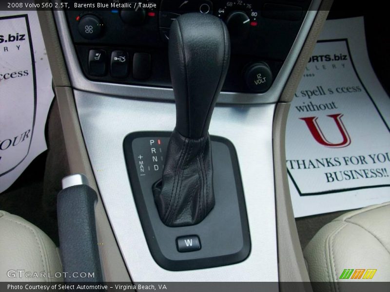 Barents Blue Metallic / Taupe 2008 Volvo S60 2.5T