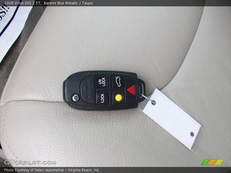 Barents Blue Metallic / Taupe 2008 Volvo S60 2.5T