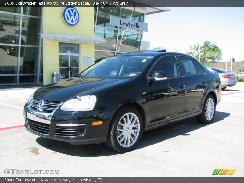 Black Uni / Art Grey 2009 Volkswagen Jetta Wolfsburg Edition Sedan