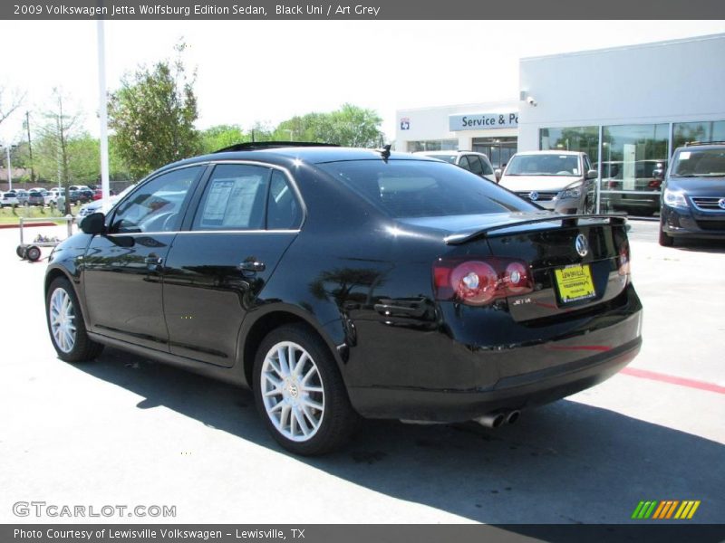 Black Uni / Art Grey 2009 Volkswagen Jetta Wolfsburg Edition Sedan