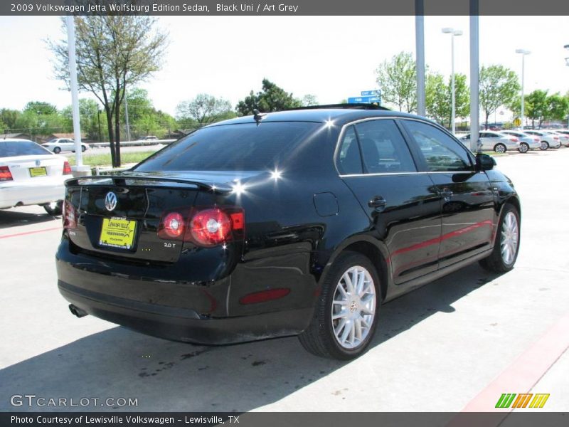 Black Uni / Art Grey 2009 Volkswagen Jetta Wolfsburg Edition Sedan