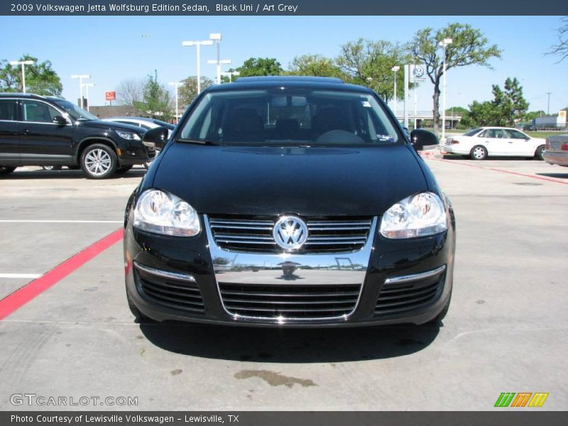 Black Uni / Art Grey 2009 Volkswagen Jetta Wolfsburg Edition Sedan